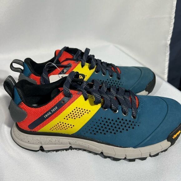 DANNER FP MOVEMENT TRAIL 2650 SNEAKERS IN LAGOON AND CANDY APPLE NWT - Picture 13 of 13